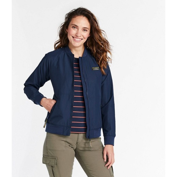 L.L. Bean Jackets & Coats Ll Bean Women 3season Bomber Jacket Size